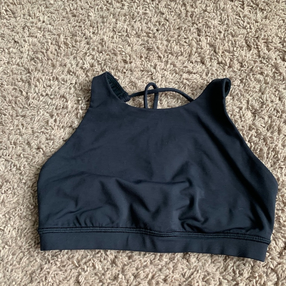 Black Lulu Lemon Sports Bra